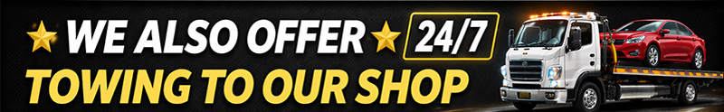 We also offer towing to our shop at H and A Auto Service